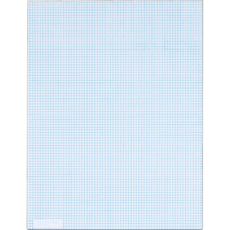 TOPS Graph Pad 50 Sheets Both Side Ruling Surface 20 Lb Basis Weight Letter 8 1 2 X 11 Sheet Size White Paper 1 Pad