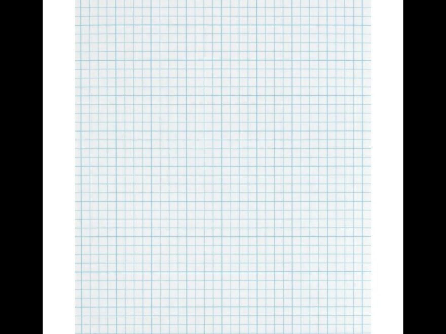 TOPS Quad Ruling Cross Section Pad Letter Size Quadrille Ruled 50 Sheets Office Depot