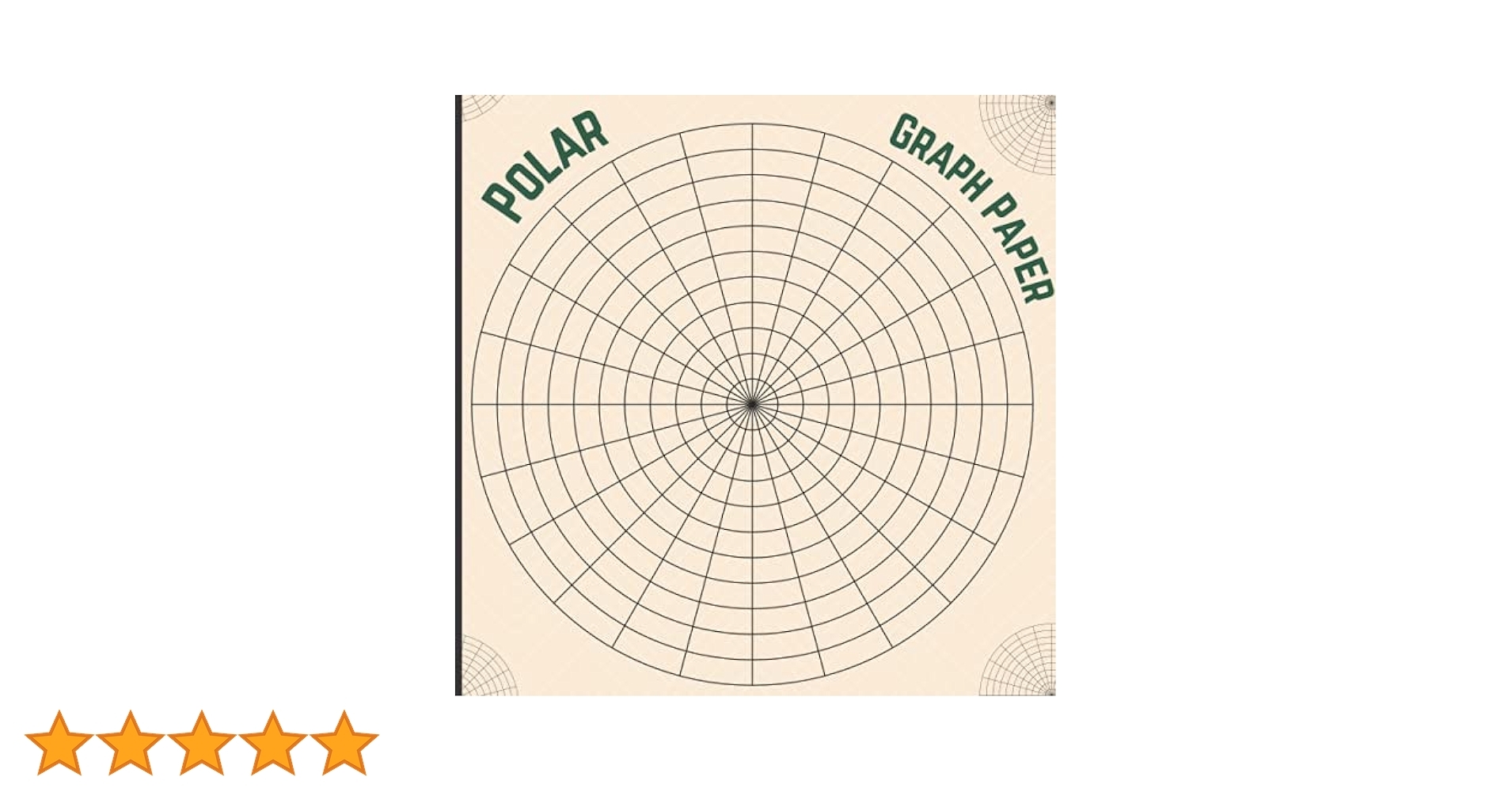Tracing Paper 500 Ream Radian Circle Grids 1 4 Spacing 500 Double Sided Sheets 3 Hole Punched Polar Graph Paper