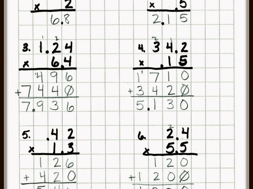 Using Graph Paper As A Math Accommodation Learning Lab