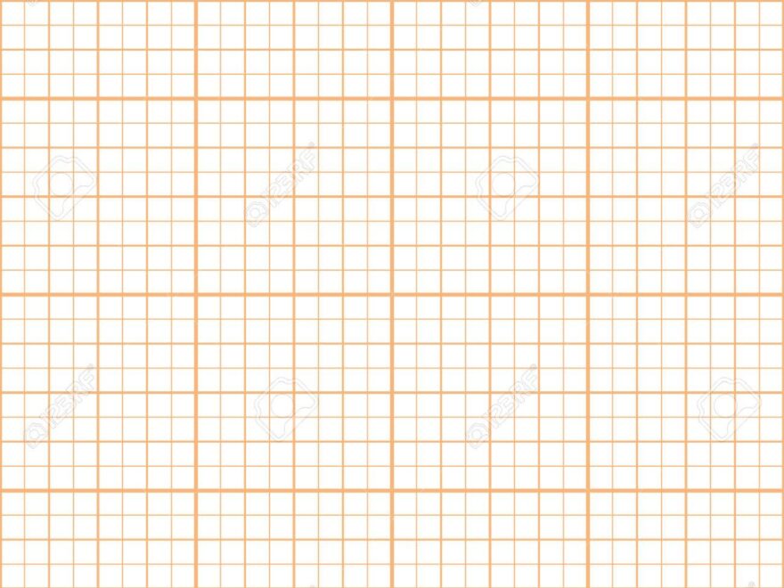 Vector Orange Graph Paper Seamless Pattern Grid Accented Every Inch Stock Photo Picture And Royalty Free Image Image 80773270