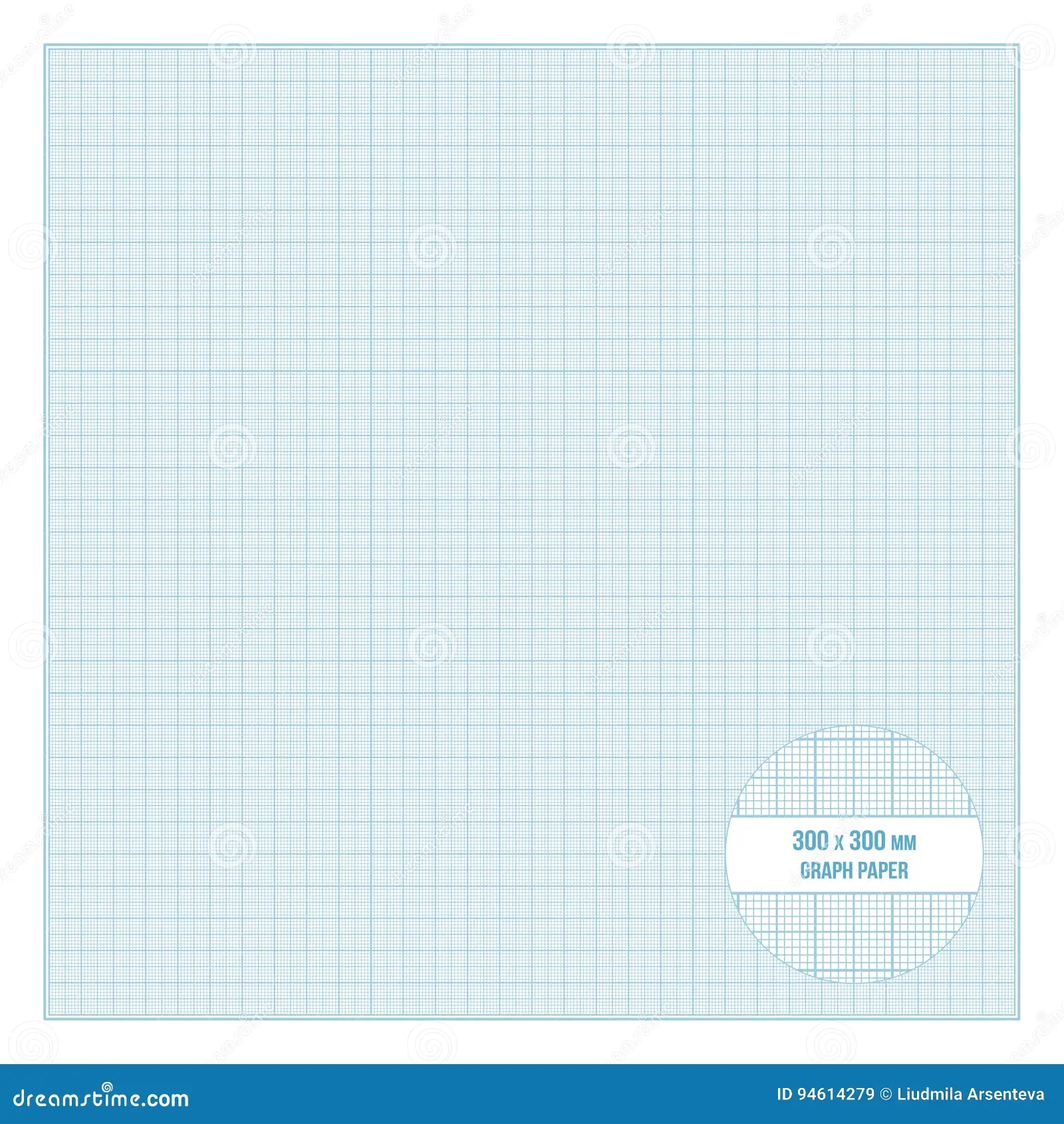 Vector Printable Metric Graph Paper 30x30 Cm Size Stock Vector Illustration Of Paper Backdrop 94614279