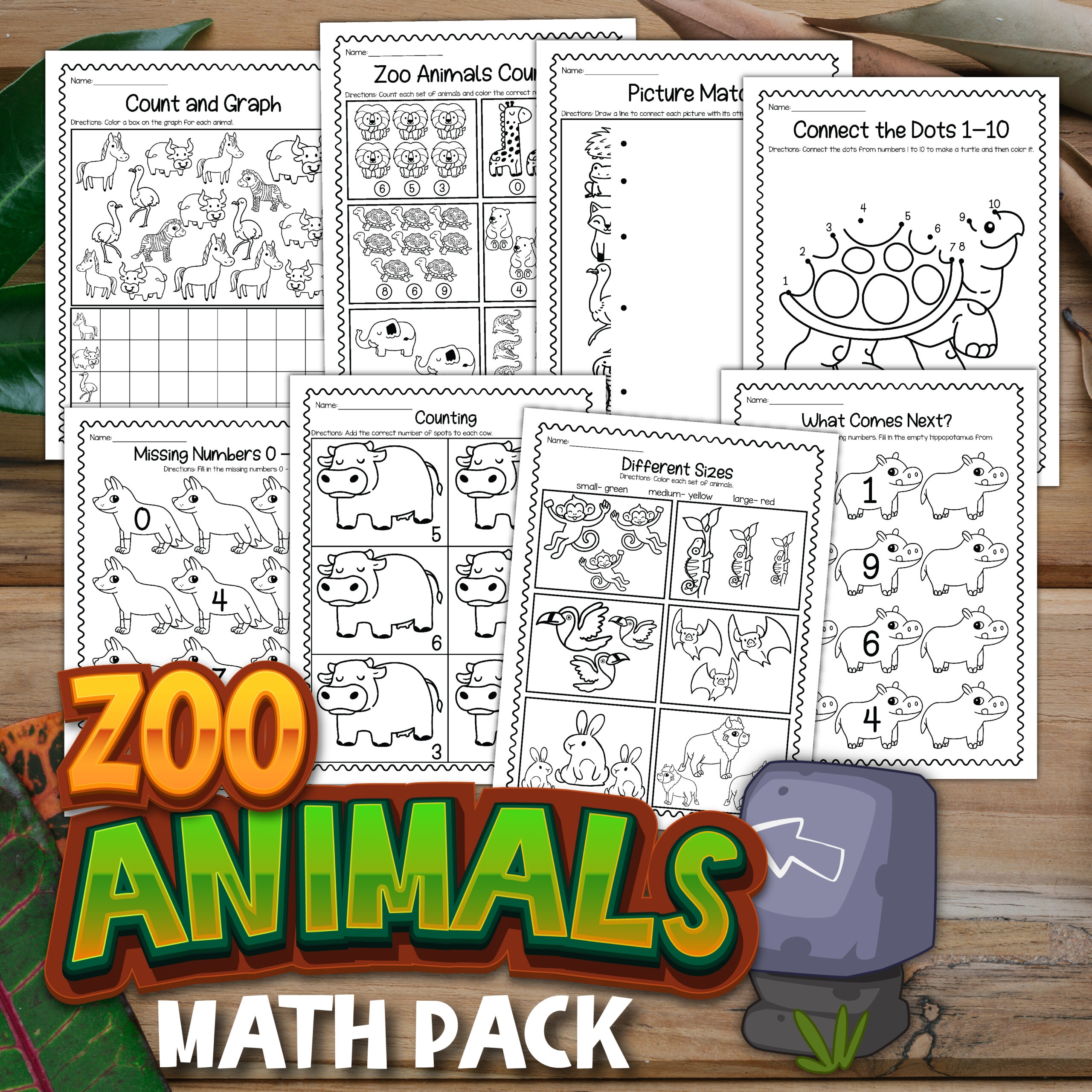 Printable Graph Paper With Animal